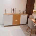 Buffet blanc et effet blenz