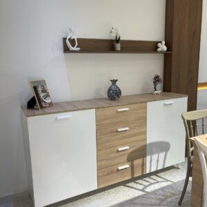 Buffet blanc et sonoma