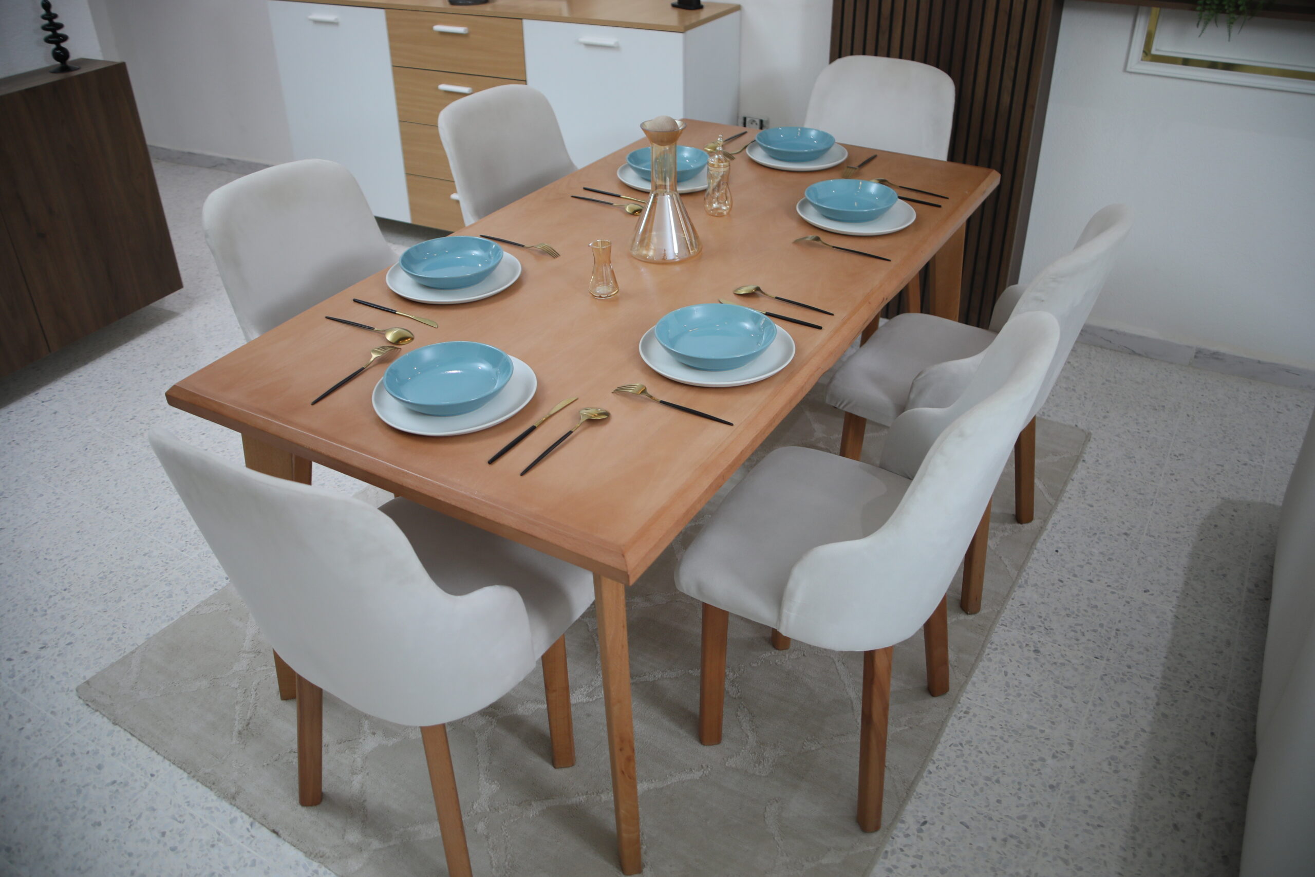 Tables et 6 chaises Linda